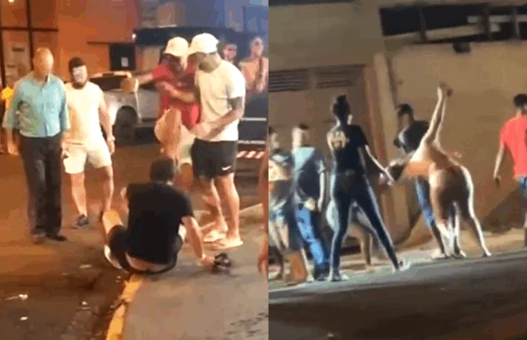 Final de semana marcado por confusão: vídeos de brigas em Taquaritinga viralizam na internet