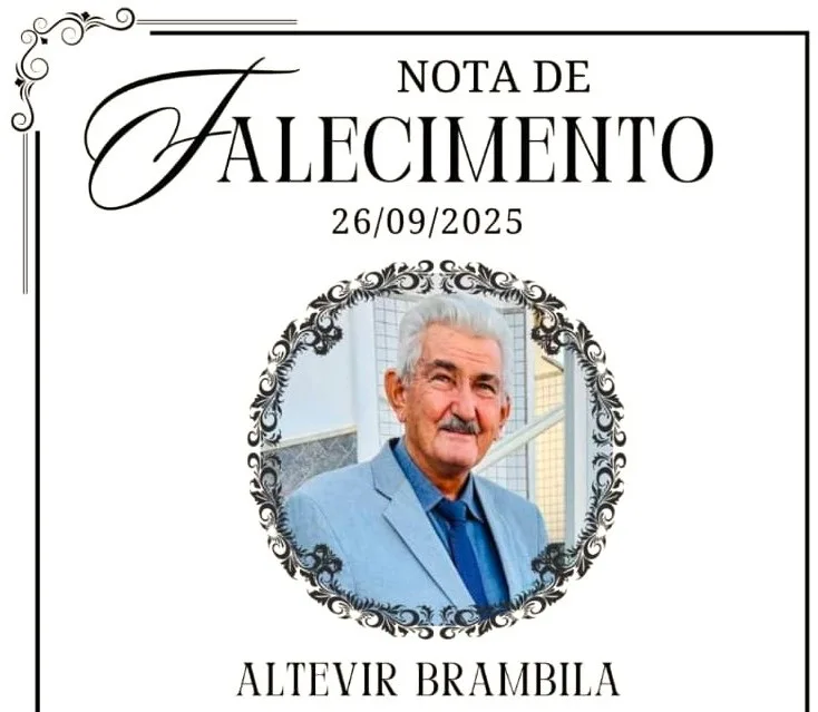 
  NOTA DE FALECIMENTO DE ALTEVIR BRAMBILA