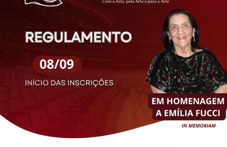 Inscrições abertas para o 7º Festival de Teatro de Taquaritinga