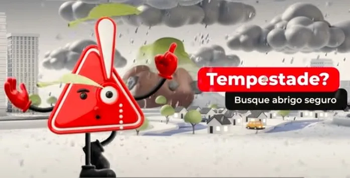 Defesa Civil alerta para tempestades severas que podem atingir Taquaritinga e região neste domingo e segunda-feira (22)