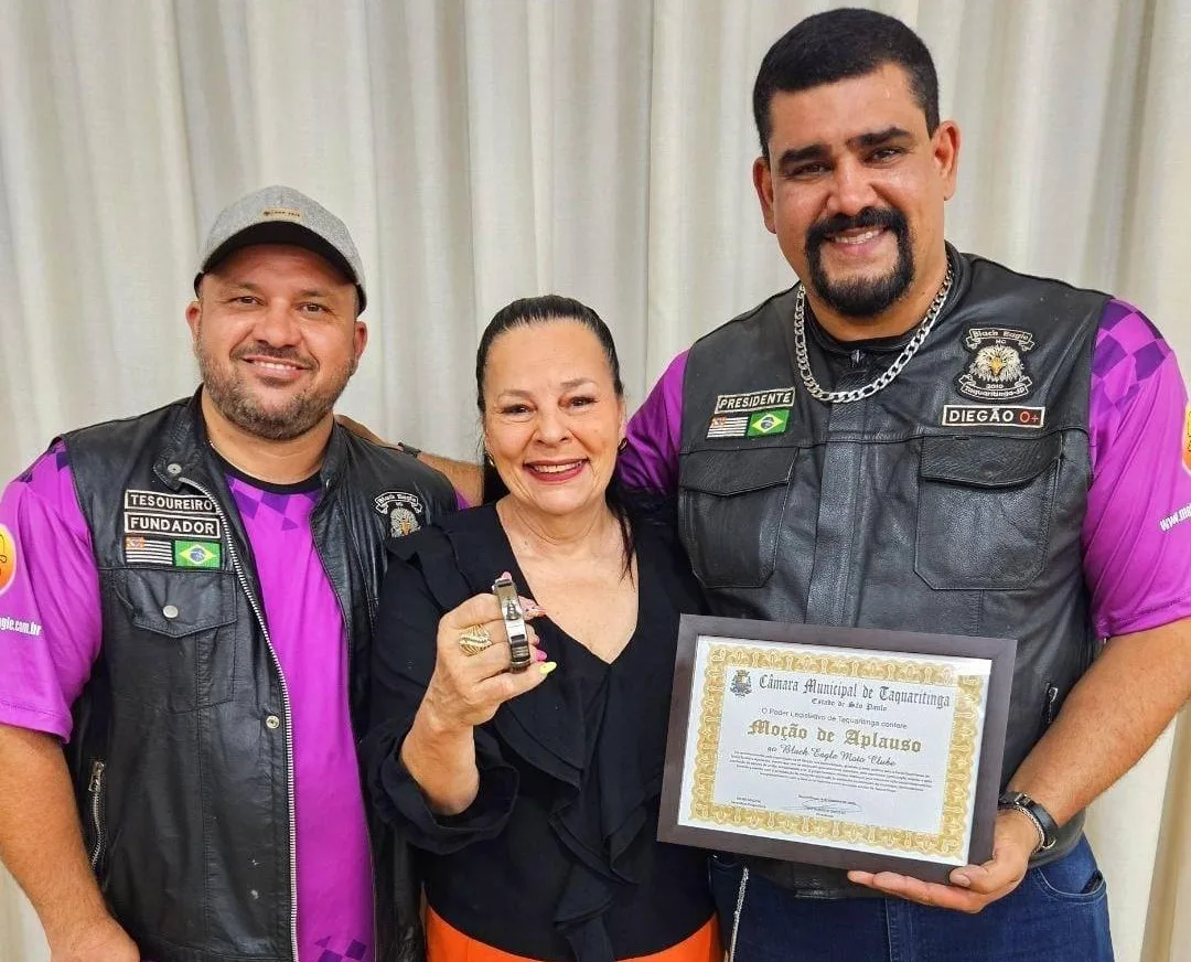 
  Câmara Municipal entrega Moção de Aplausos ao Black Eagle Moto Clube