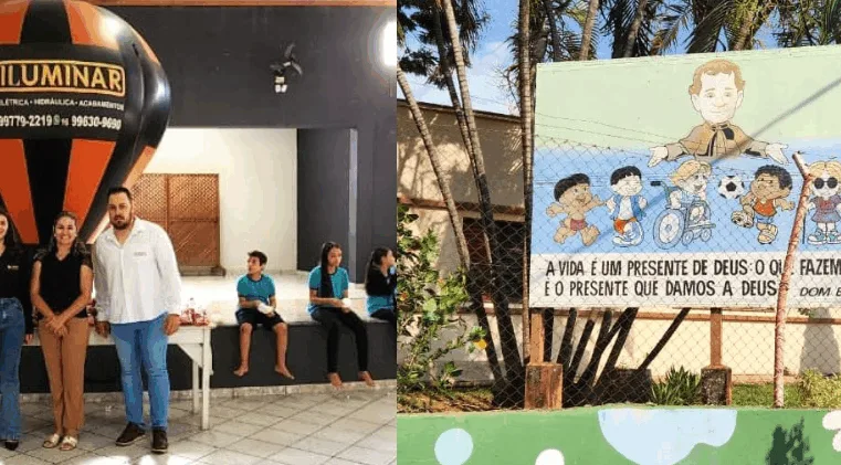 Iluminar faz a alegria das crianças do Lar São João Bosco; ação acende alerta para a crise financeira da entidade que pede socorro