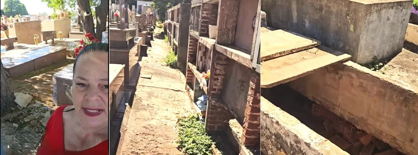 
  Vereadora Meire Mazzini denuncia abandono do cemitério e do velório municipal de Taquaritinga