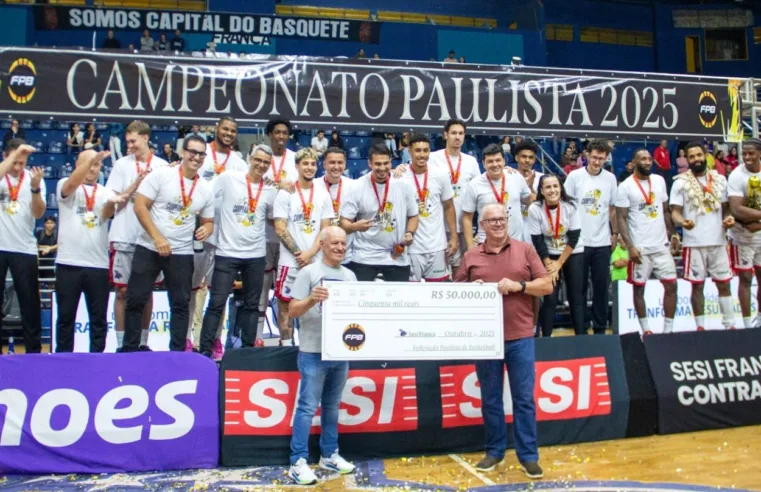 Franca conquista mais um título paulista com taquaritinguense no elenco