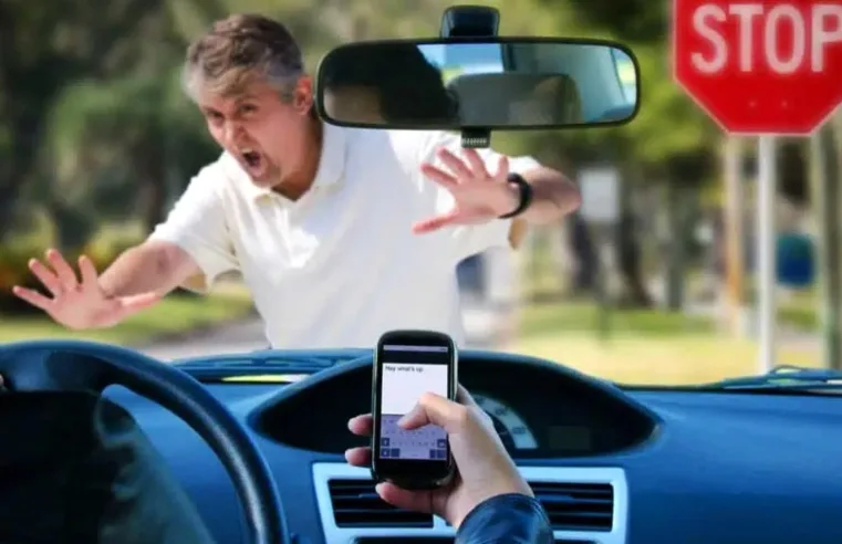 Perigo ao volante: cresce o uso do celular durante a direção em Taquaritinga