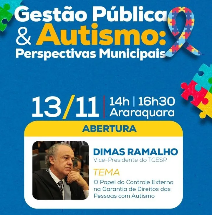 
  TCE-SP promove encontro “Gestão Pública & Autismo: Perspectivas Municipais” em Araraquara