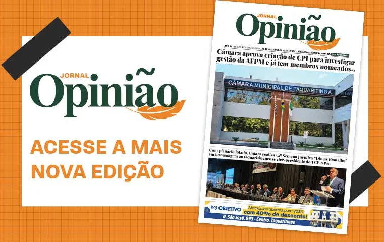 Leia o Jornal Opinião – Edição 13
