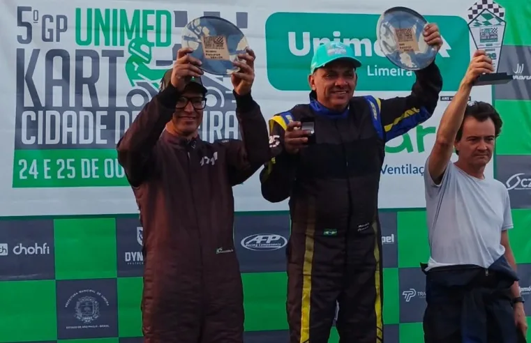 Chueco conquista mais uma vitória no kart e leva Taquaritinga ao pódio em Limeira