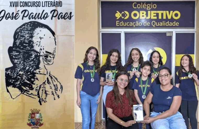 Alunos do Colégio Objetivo se destacam no XVIII Concurso Literário “José Paulo Paes”