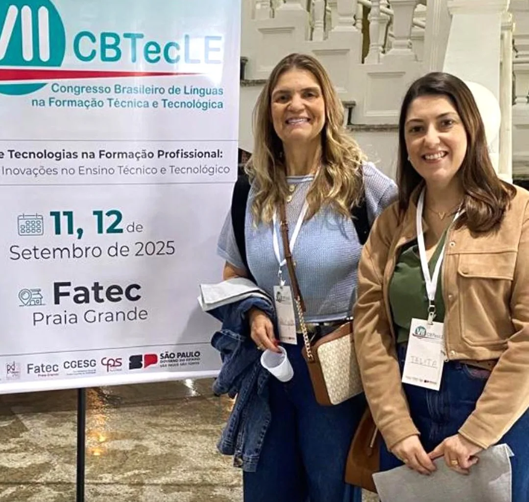 
  Kátia Galatti e Talita Botelho levam projeto internacional da Fatec Taquaritinga ao Congresso Brasileiro de Línguas
