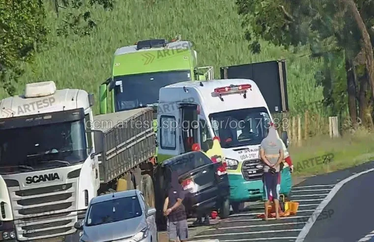 Colisão na Washington Luís deixa motorista morto em Ibaté