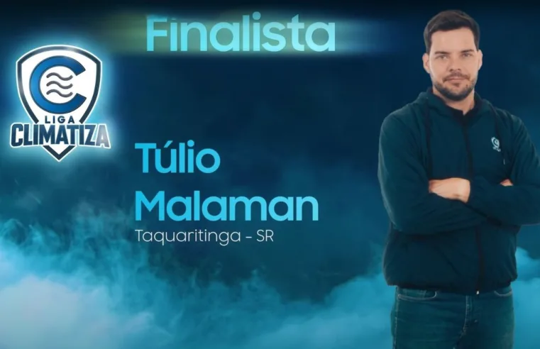Túlio Malaman chega à final da Liga Climatiza Samsung e depende do voto do público
