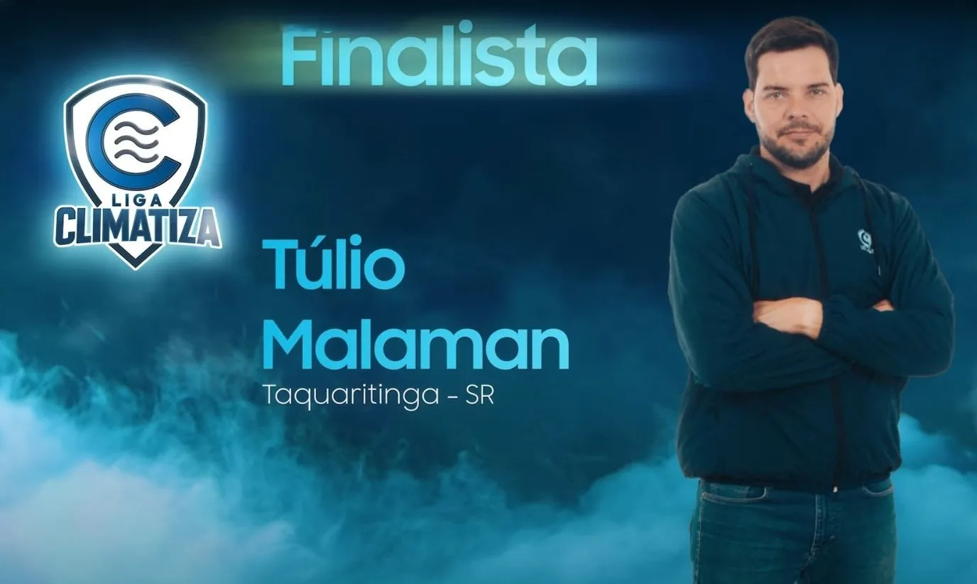 
  Túlio Malaman chega à final da Liga Climatiza Samsung e depende do voto do público