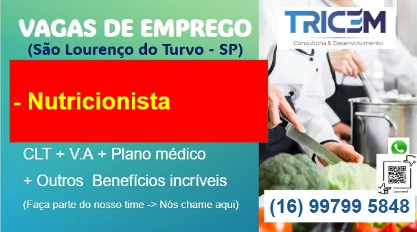OPORTUNIDADE DE EMPREGO