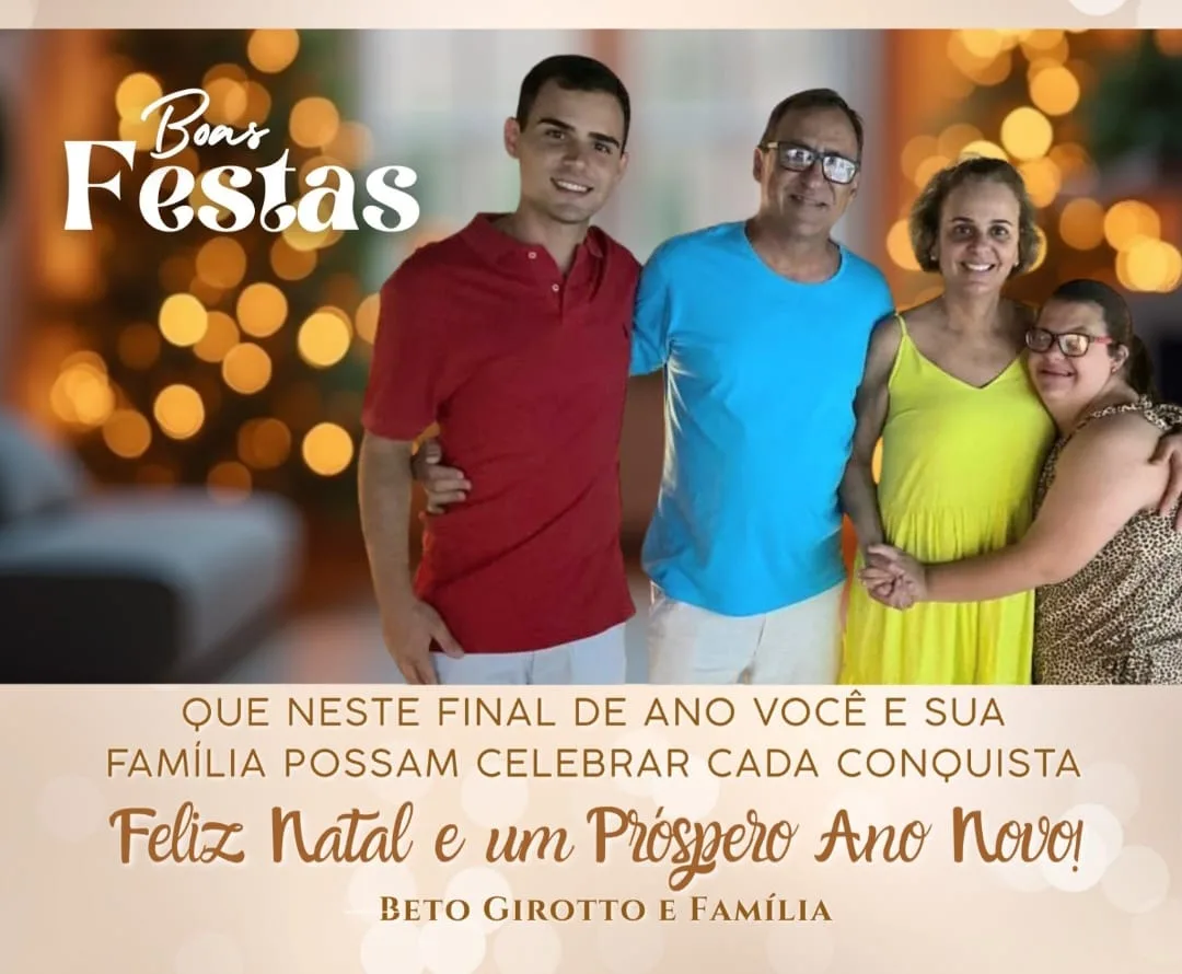 
  Que o espírito do Natal inspire solidariedade e que o Ano Novo traga sabedoria para construir um país mais justo, próspero e democrático
