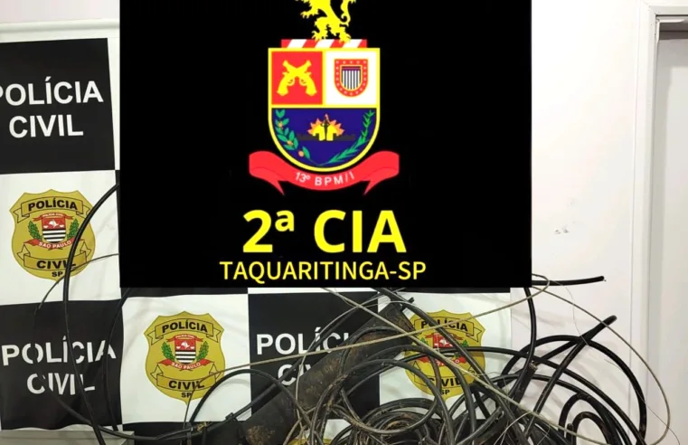 Polícia Militar age com eficiência e prende suspeitos durante furto de fios em Jurupema