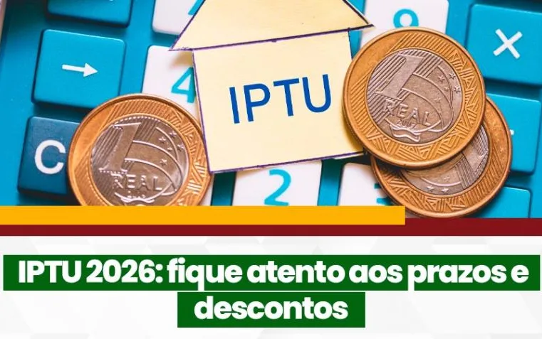 IPTU 2026: pagamento com desconto vai até 20 de fevereiro