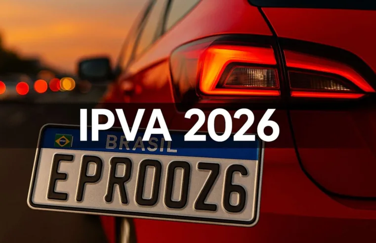 IPVA 2026 COMEÇA A SER PAGO HOJE