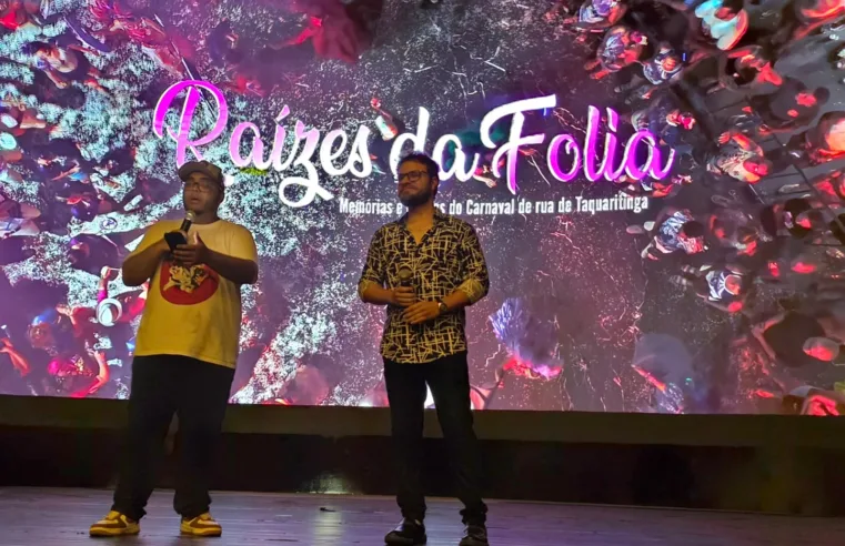 Lançamento de documentário emociona público e valoriza o carnaval de Taquaritinga