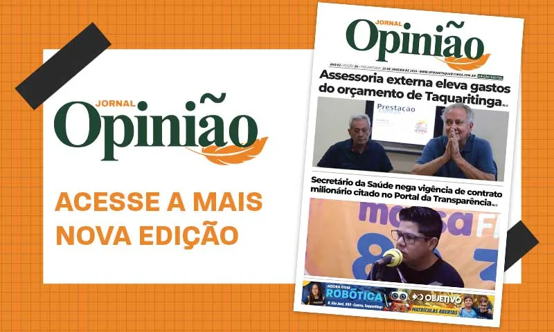 
  Leia o Jornal Opinião – Edição 26