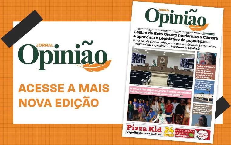 Leia o Jornal Opinião – Edição 27