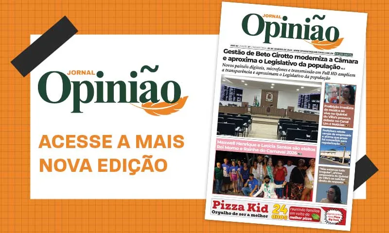 
  Leia o Jornal Opinião – Edição 27