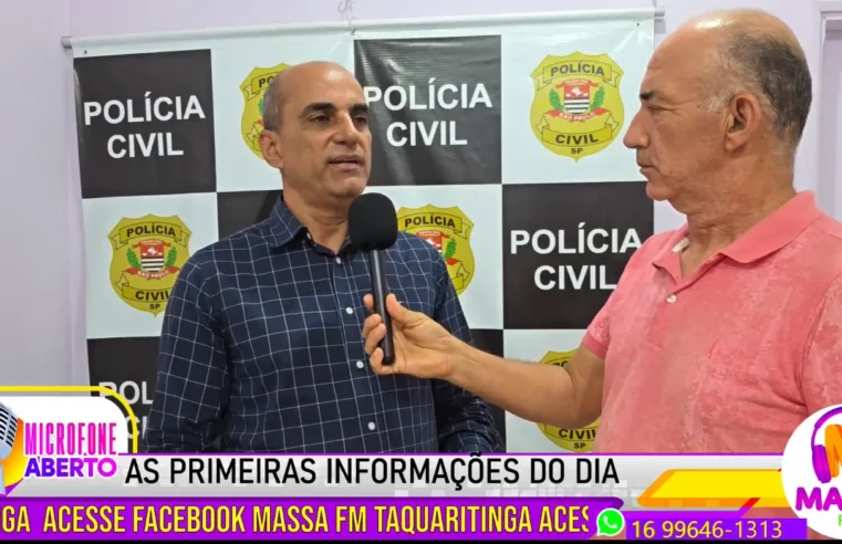 Queda nos roubos e atenção aos golpes marcam balanço da criminalidade, segundo delegado em entrevista ao programa Microfone Aberto