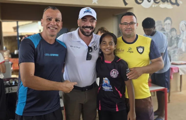 Empresário Elton Tresseto e André Vieira visitam Projeto “De Mãos Dadas” no Jardim Maria Luiza