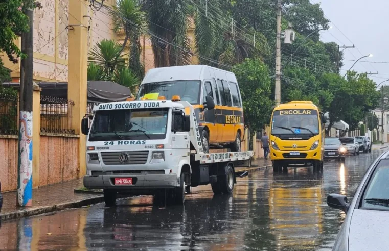 Fiscalização no transporte escolar resulta em autuações e apreensão de veículo escolar