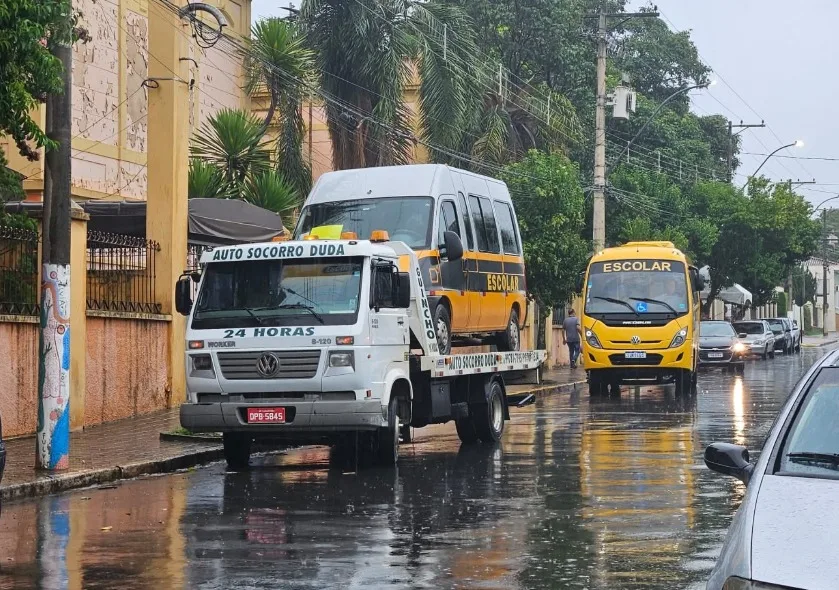 
  Fiscalização no transporte escolar resulta em autuações e apreensão de veículo escolar