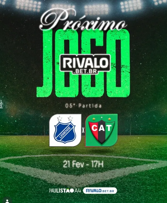 
  CAT JOGA EM LEME NO PRÓXIMO SÁBADO