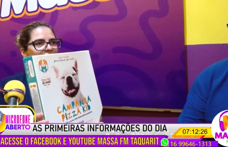 Pizza Kid mobiliza Taquaritinga em campanha para salvar APA de crise financeira