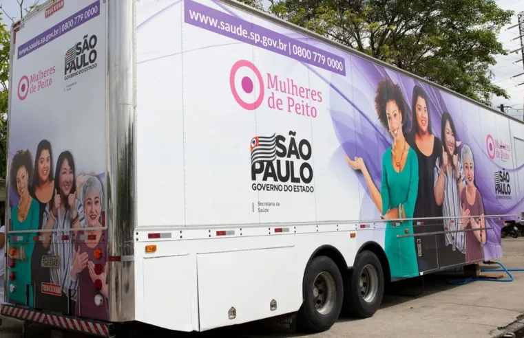 Taquaritinga recebe hoje (3) a Carreta da Mamografia com exames gratuitos para mulheres