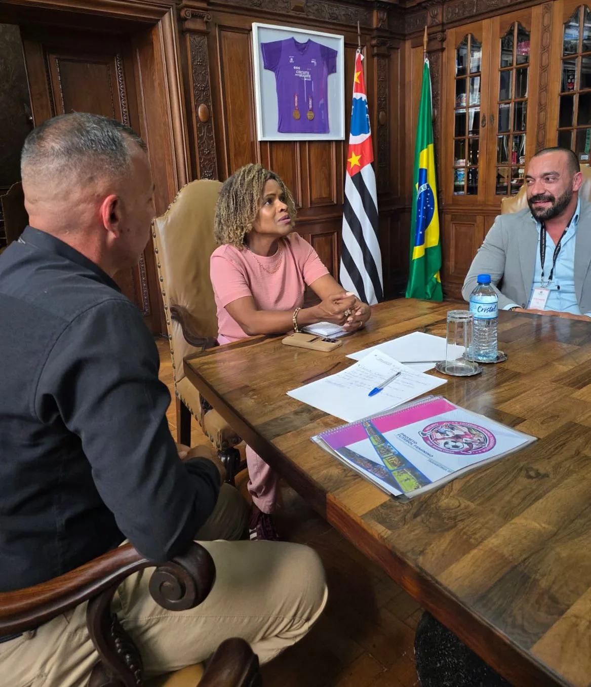 
  Elton Tresseto e André Vieira levam demandas de Taquaritinga ao Palácio dos Bandeirantes