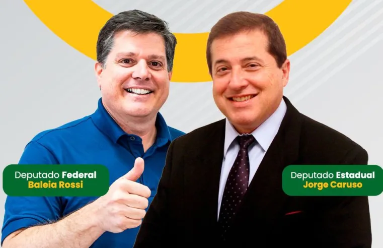 Parceria entre Baleia Rossi e Jorge Caruso garante R$ 2 milhões para a saúde
