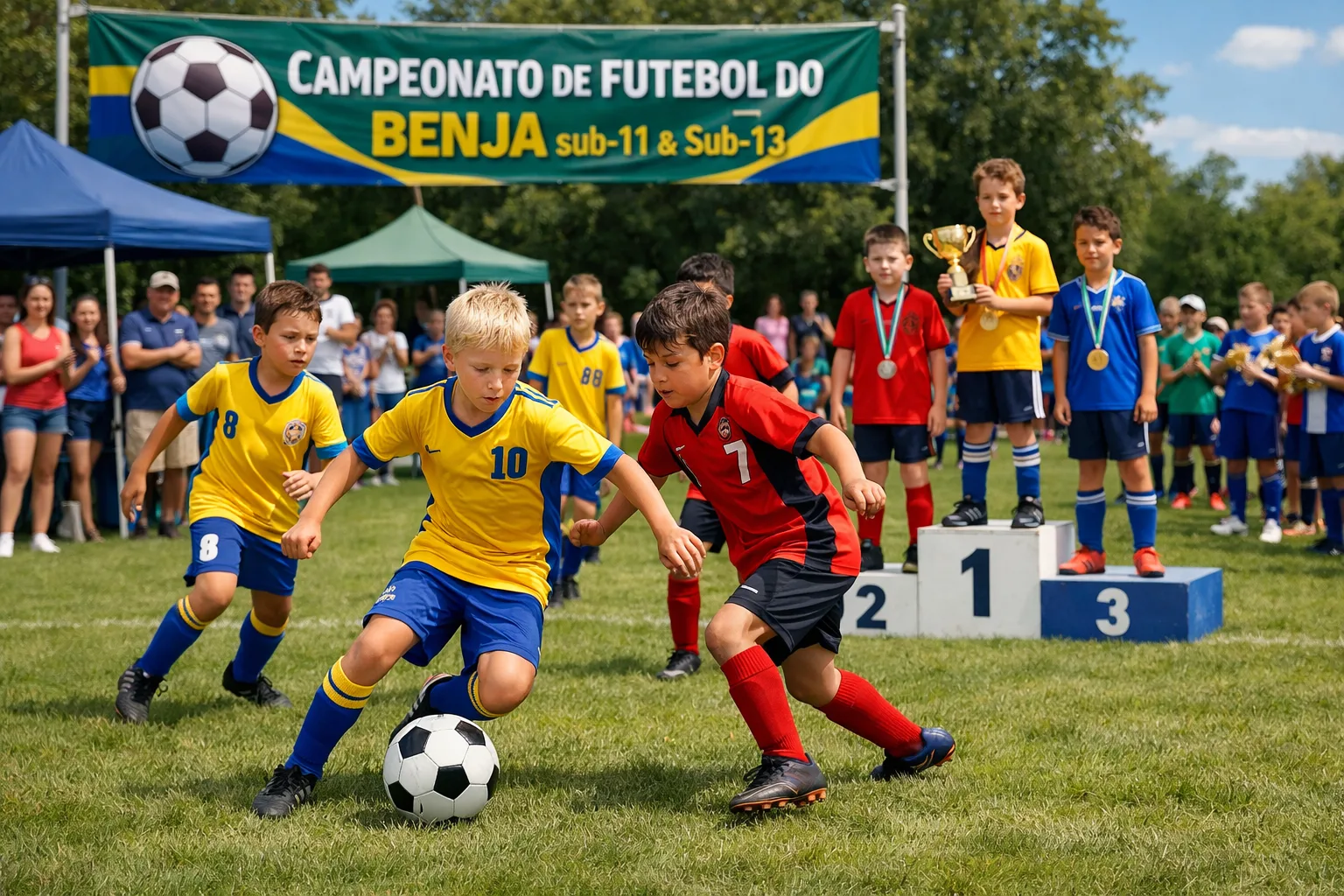
  1ª Copa Benja de Futebol de Base aposta em inclusão social e arrecadação de alimentos