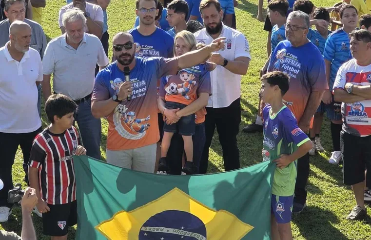 Taquaritinga dá início à Copa Benja de Futebol de Base em evento histórico
