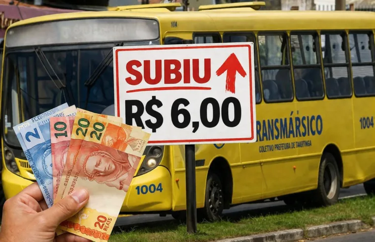Ônibus mais caro: Taquaritinga reajusta tarifa do transporte coletivo