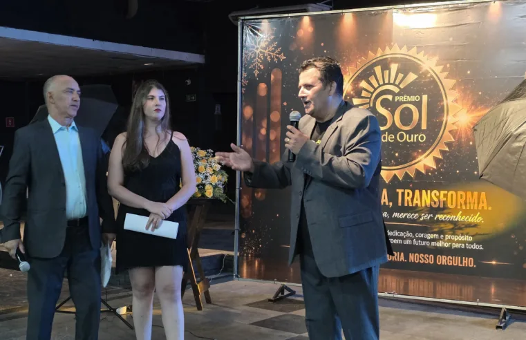 Prêmio Sol de Ouro reúne empresários e celebra o empreendedorismo em noite de gala no Premier Hall