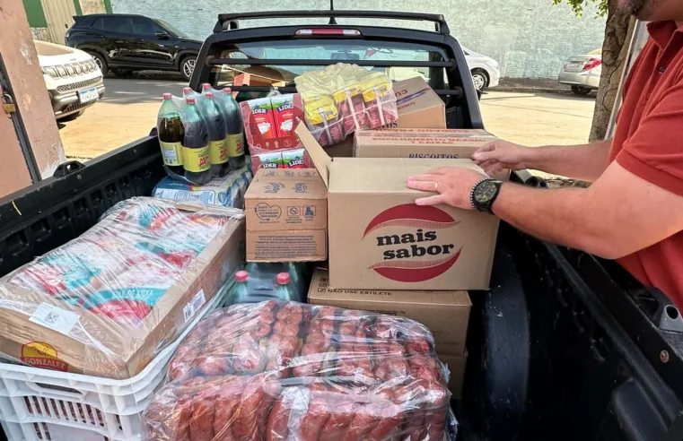 Empresário doa uma tonelada de alimentos ao Asilo São Vicente de Paulo
