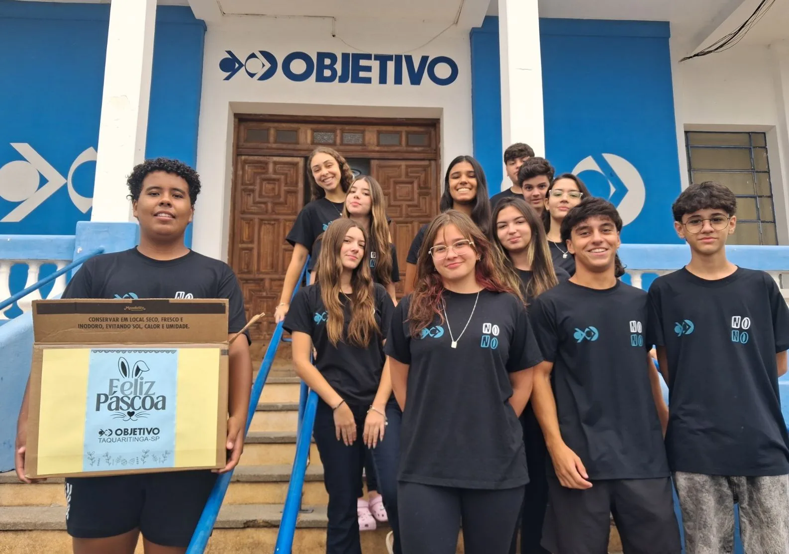 
  Grêmio Estudantil do Objetivo transforma Páscoa em gesto de solidariedade e aprendizado
