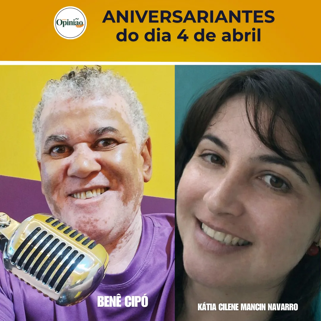 
  ANIVERSARIANTES 4 de abril