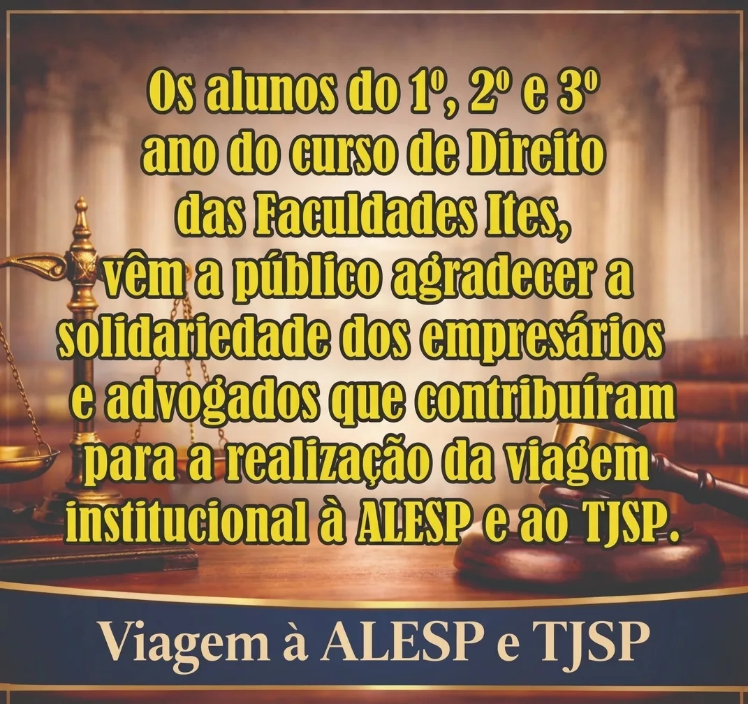
  Apoio que faz a diferença: alunos de Direito do ITES expressam gratidão aos colaboradores