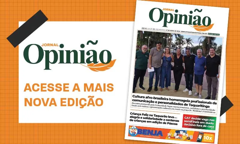 
  Leia o Jornal Opinião – Edição 38