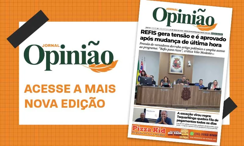 
  Leia o Jornal Opinião – Edição 40