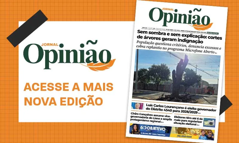 
  Leia o Jornal Opinião – Edição 39