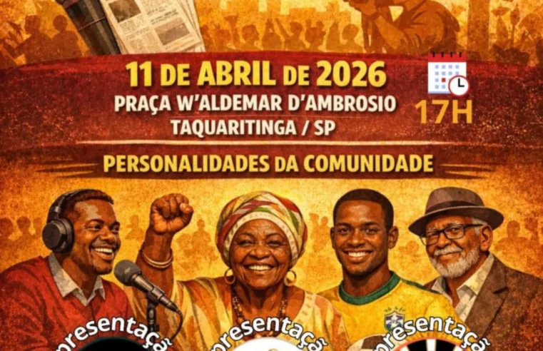 Jornalistas e radialistas serão homenageados em evento cultural promovido pela Comunidade Negra