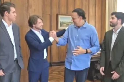 Henrique Rossi e Nicholas Nunes lideram articulação da juventude com vice-governador paulista