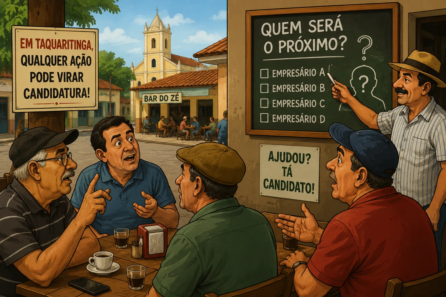 
  Já Estão Escolhendo o Prefeito