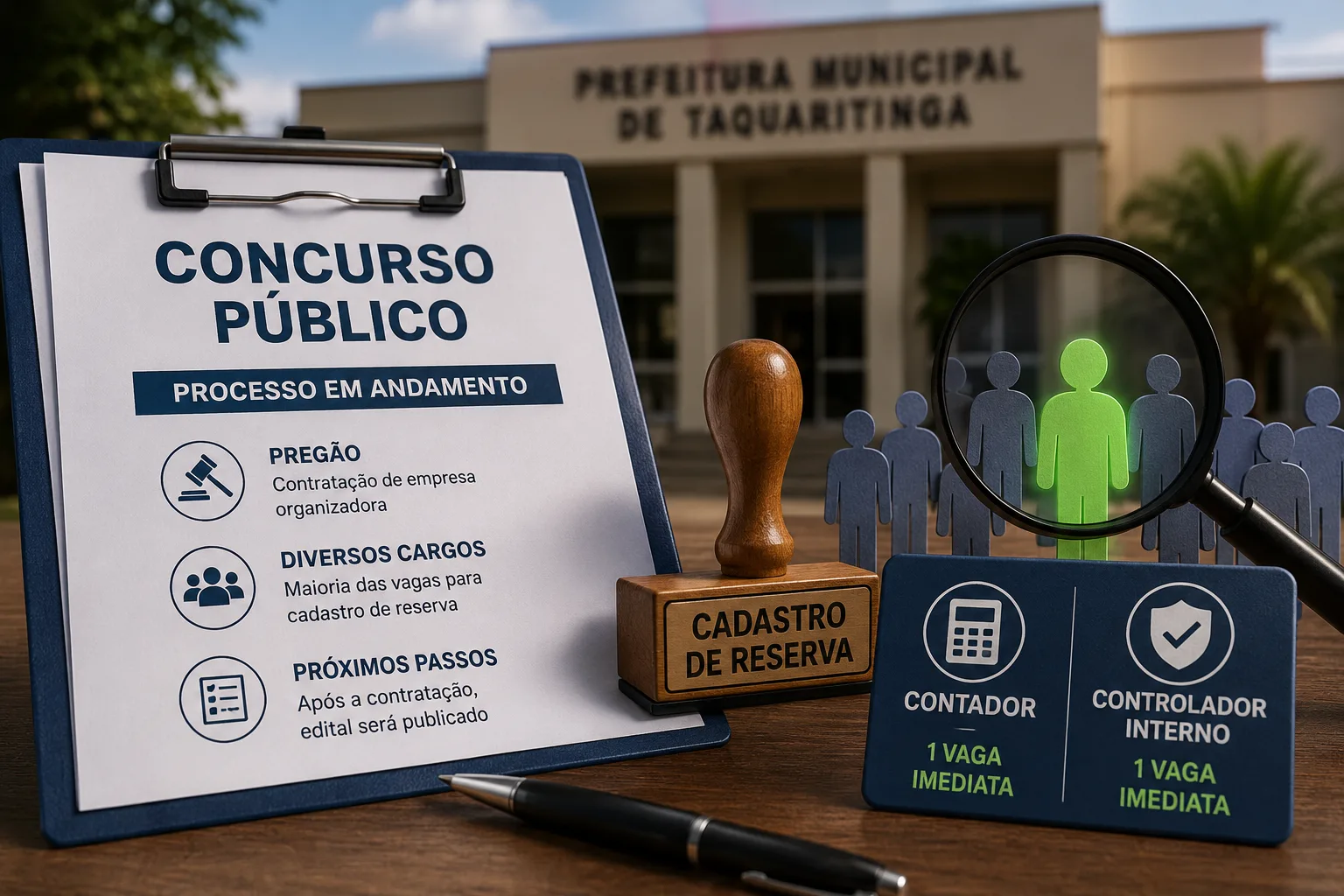 
  Taquaritinga prevê concurso público, mas maioria das vagas será apenas para cadastro de reserva
